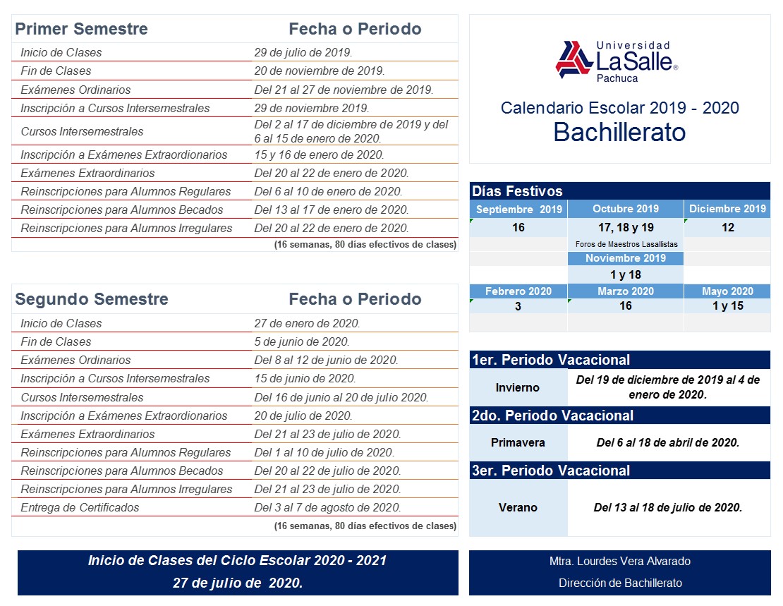 Sabor Dulce Propio Perseguir Calendario Escolar La Salle 2019 2020 